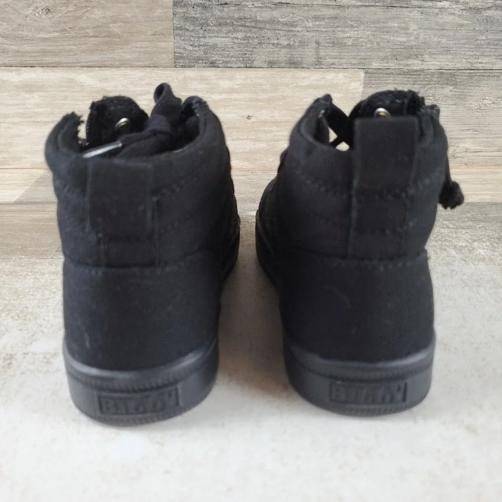 Billy Footwear Classic D|R High Top Kids Shoes 12 M Black Wraparound Zipper